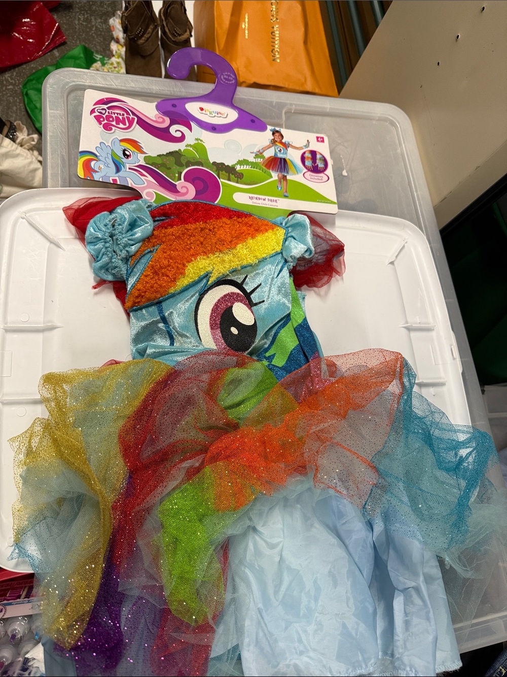 My Little Pony Rainbow Multicolor Tulle Costume Dress